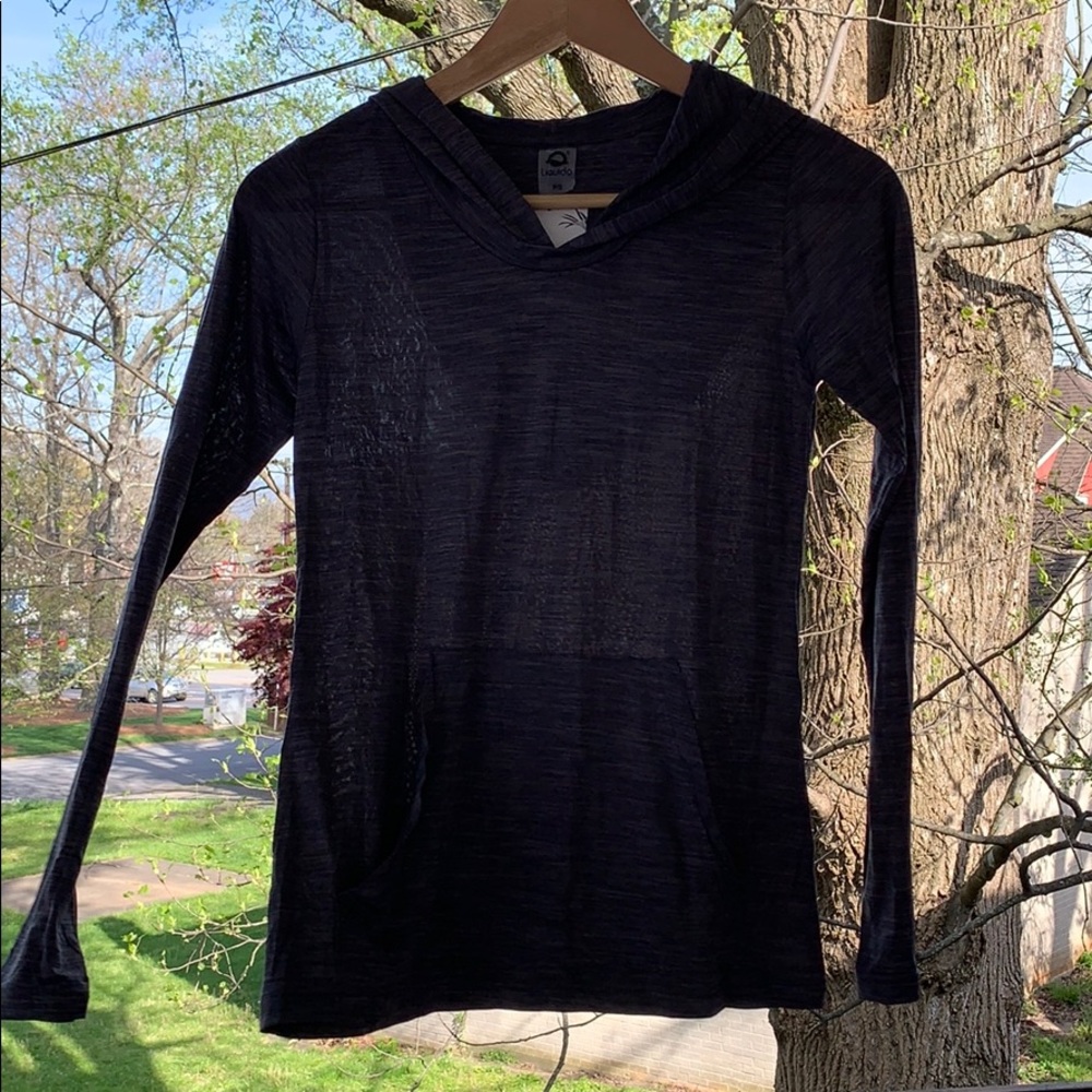 Liquido long sleeve moisture wicking top